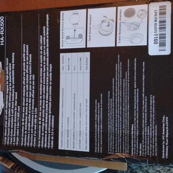 JVC Stereo Headphones - Picture 2 of 4